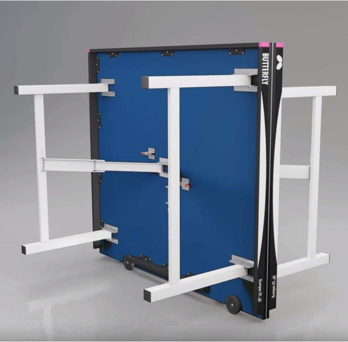 Butterfly Europa 25 Table Tennis Table - Folded - Legs Out
